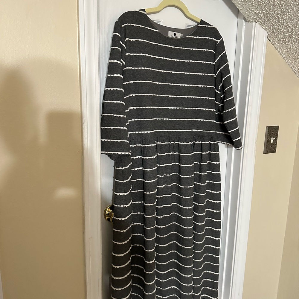 Grey and White Dainty Jewells Dress